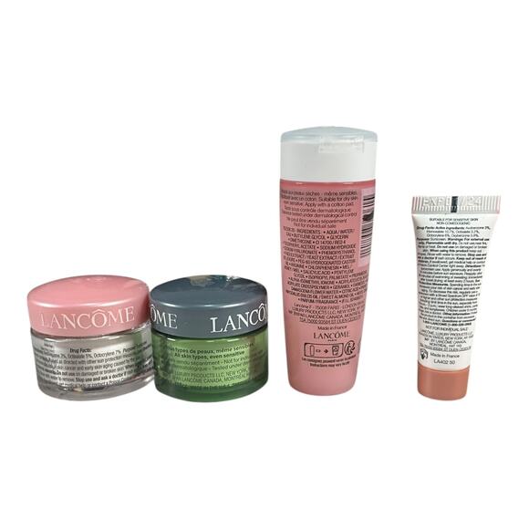 Lancôme Skincare Minis Set Tonique Confort UV Expert SPF 50 New Never Used - Picture 2 of 7